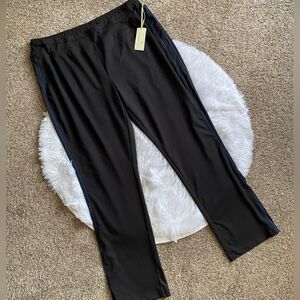 Tangerine Activewear Pants New Stretch Yoga Black Womens Size XXL